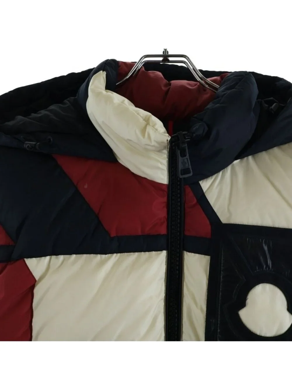 Moncler Permit Gilet Craig Green Logo Hooded Down Vest Red Black